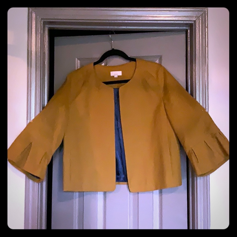 Loft Jacket/blazer mustard yellow size L